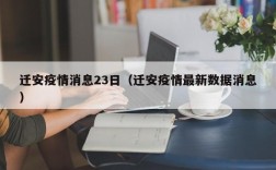 迁安疫情消息23日（迁安疫情最新数据消息）