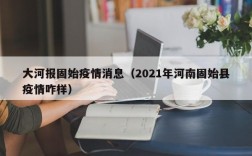 大河报固始疫情消息（2021年河南固始县疫情咋样）